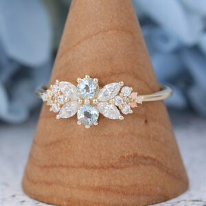 AMANDAFINEJEWELRY Aquamarine Yellow Gold Engagement Ring (2)