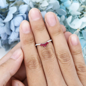 AMANDAFINEJEWELRY Marquise Cut Ruby White Gold Wedding Band (11)