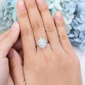 AMANDAFINEJEWELRY Moissanite Oval Cut White Gold Engagement Ring (4)