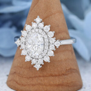 AMANDAFINEJEWELRY Moissanite Oval Cut White Gold Engagement Ring (5)