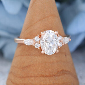 AMANDAFINEJEWELRY Moissanite Rose Gold Engagement Ring (3)