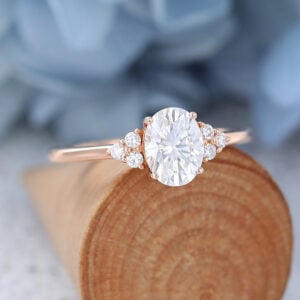 AMANDAFINEJEWELRY Moissanite Rose Gold Engagement Ring (3)