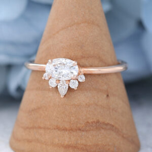 AMANDAFINEJEWELRY Moissanite Rose Gold Engagement Ring (3)