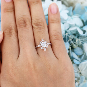 AMANDAFINEJEWELRY Moissanite Rose Gold Engagement Ring (4)