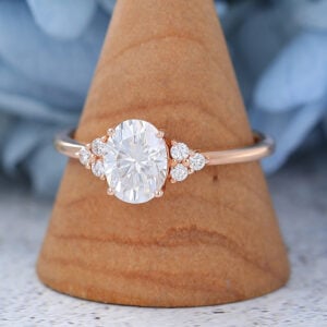 AMANDAFINEJEWELRY Moissanite Rose Gold Engagement Ring (4)