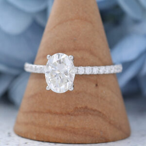 AMANDAFINEJEWELRY Moissanite Rose Gold Engagement Ring (4)