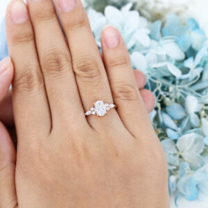 AMANDAFINEJEWELRY Moissanite Rose Gold Engagement Ring (5)