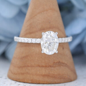 AMANDAFINEJEWELRY Moissanite Rose Gold Engagement Ring (5)