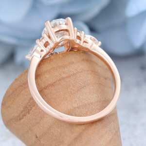 AMANDAFINEJEWELRY Moissanite Rose Gold Engagement Ring (6)