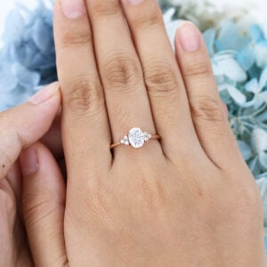 AMANDAFINEJEWELRY Moissanite Rose Gold Engagement Ring (6)