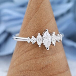 AMANDAFINEJEWELRY Moissanite White Gold Engagement Ring (3)