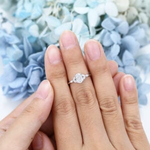 AMANDAFINEJEWELRY Moissanite White Gold Engagement Ring (6)