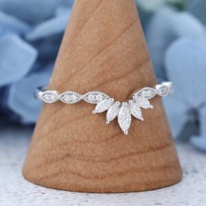 AMANDAFINEJEWELRY Moissanite White Gold Wedding Band (3)