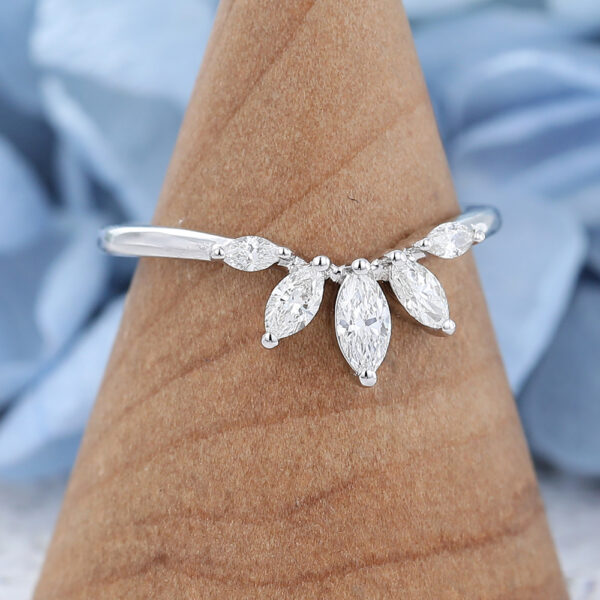 AMANDAFINEJEWELRY Moissanite White Gold Wedding Band (3)