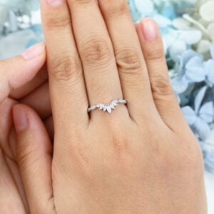 AMANDAFINEJEWELRY Moissanite White Gold Wedding Band (4)