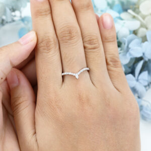 AMANDAFINEJEWELRY Moissanite White Gold Wedding Band (4)