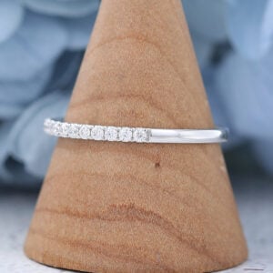 AMANDAFINEJEWELRY Moissanite White Gold Wedding Band (4)