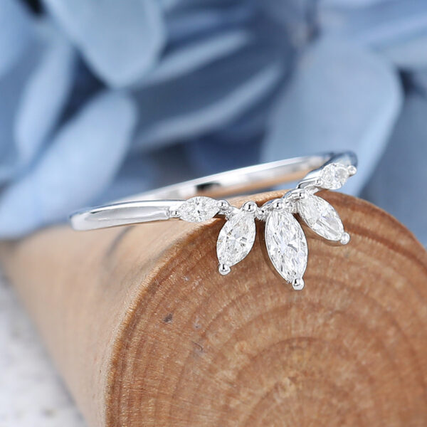 AMANDAFINEJEWELRY Moissanite White Gold Wedding Band (4)