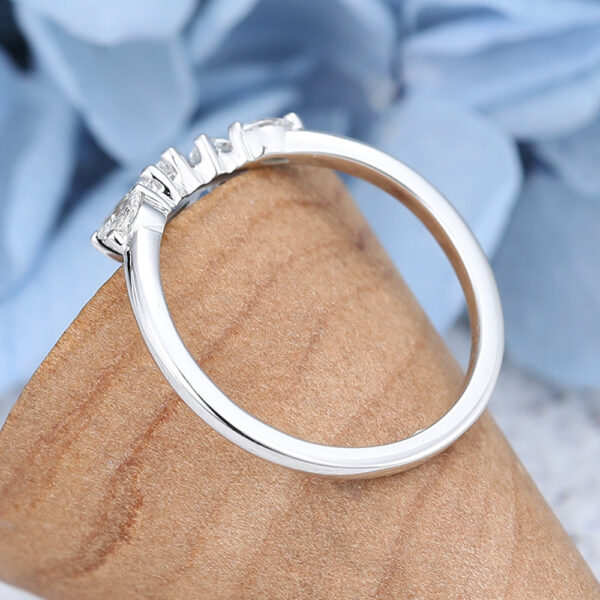 AMANDAFINEJEWELRY Moissanite White Gold Wedding Band (5)