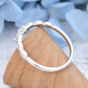 AMANDAFINEJEWELRY Moissanite White Gold Wedding Band (6)