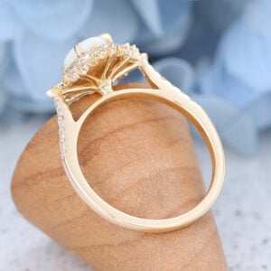 AMANDAFINEJEWELRY Opal Gold Halo Engagement Ring (6)