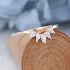 AMANDAFINEJEWELRY Rose Gold Moissanite Wedding Band (4)