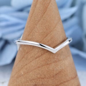 AMANDAFINEJEWELRY White Gold Wedding Band (3)