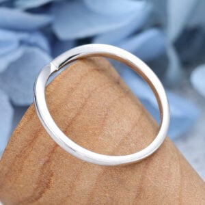 AMANDAFINEJEWELRY White Gold Wedding Band (5)