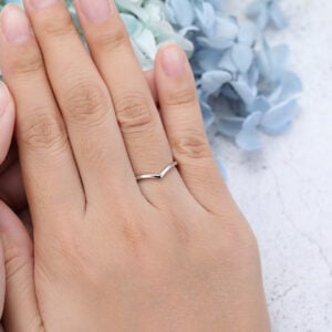 AMANDAFINEJEWELRY White Gold Wedding Band (6)