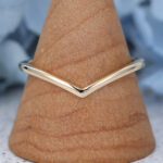 AMANDAFINEJEWELRY Yellow Gold Wedding Band