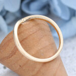 AMANDAFINEJEWELRY Yellow Gold Wedding Band