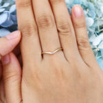 AMANDAFINEJEWELRY Yellow Gold Wedding Band