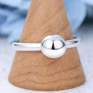 AMANDAFINEJEWELRY Solid Gold White Gold Engagement Ring -3
