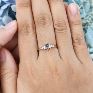 Amandafinejewelry yellow gold marquise cut alexandrite engagenment ring-6