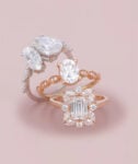 Engagement Rings morganite vs. diamond