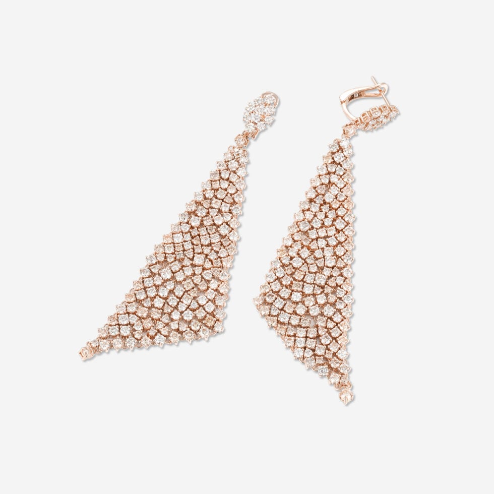 Lab Diamond Chandelier Earrings For Women