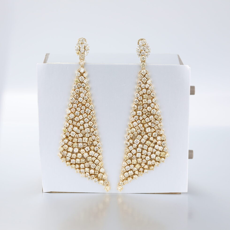 Lab Diamond Chandelier Earrings For Women