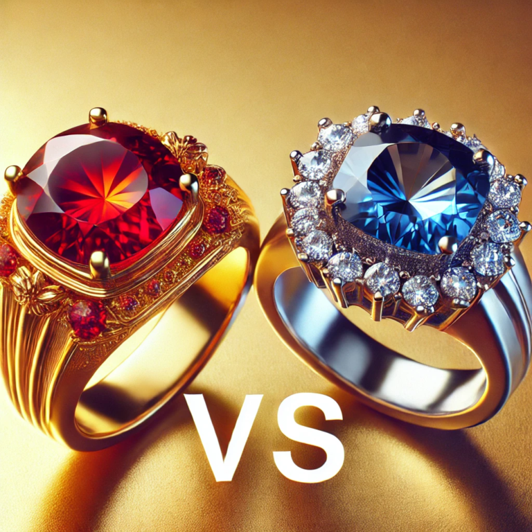 Gold vs Silver Jewellery