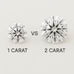 1 carat vs 2 carat