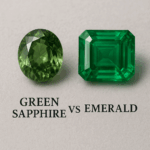 Green Sapphire vs Emerald