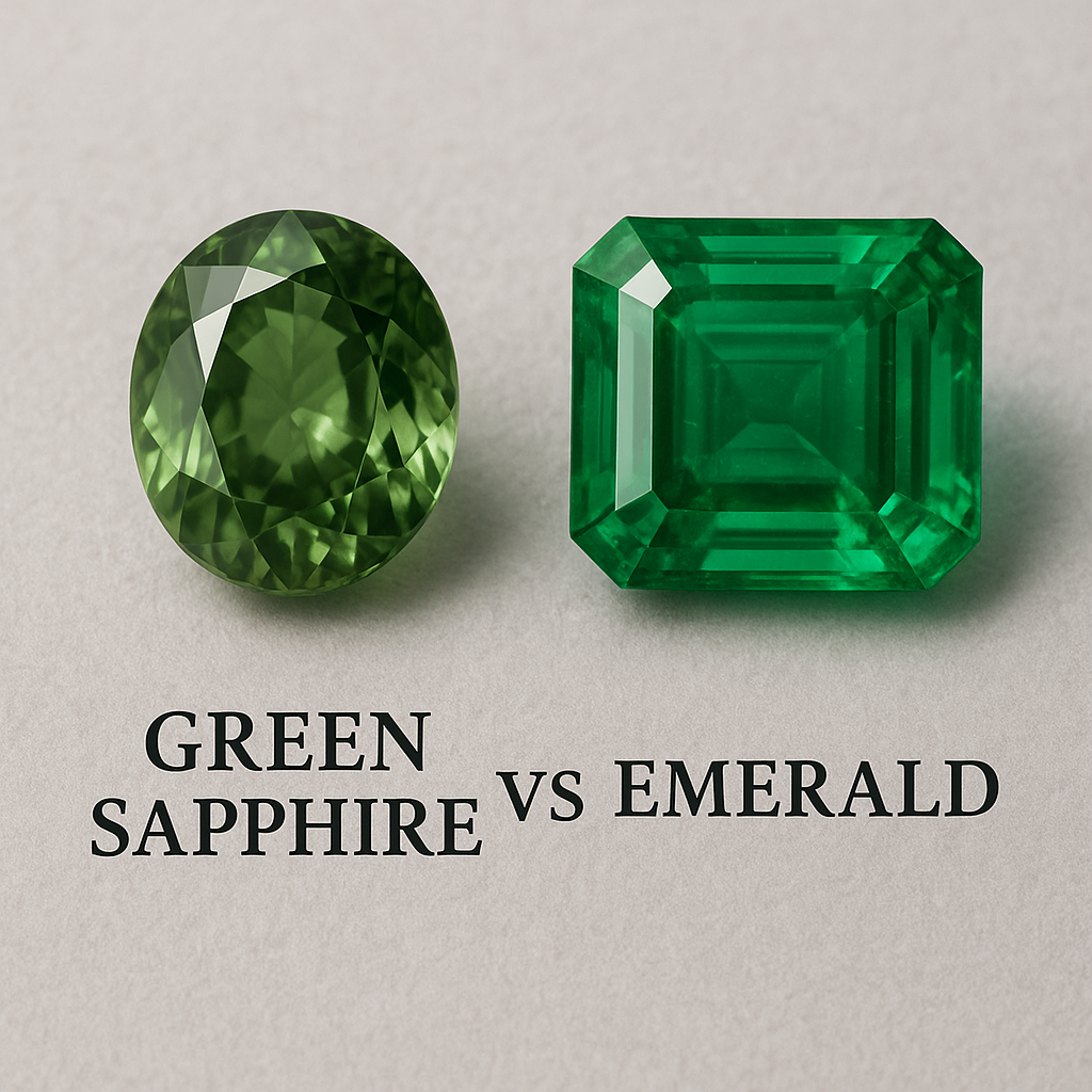 Green Sapphire vs Emerald