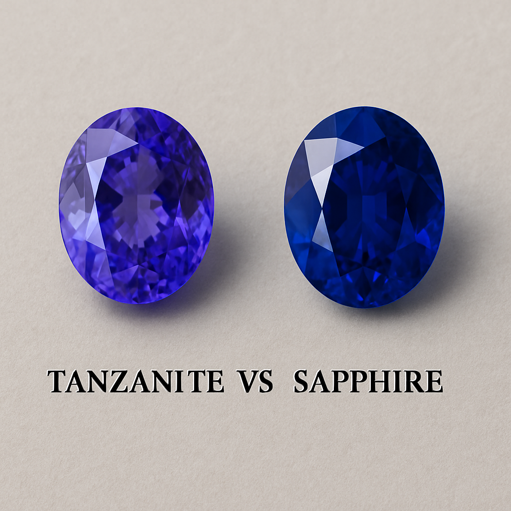 Tanzanite vs Sapphire