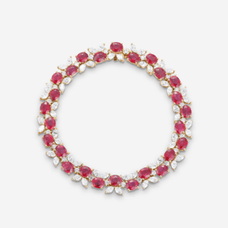 July Birthstone Ruby Tennis Bracelets