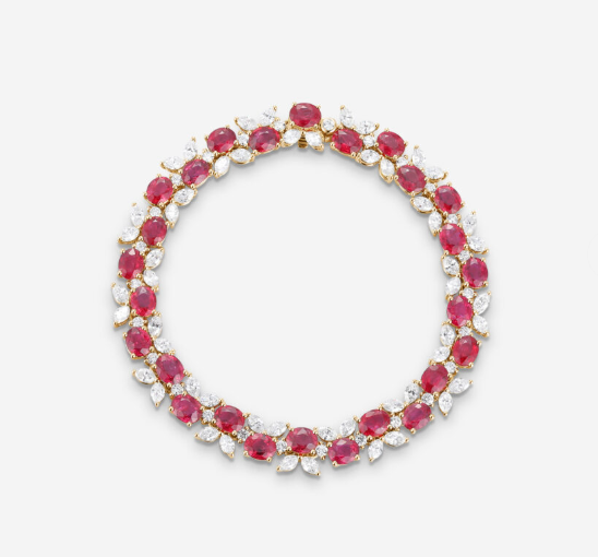 Ruby Tennis Bracelets