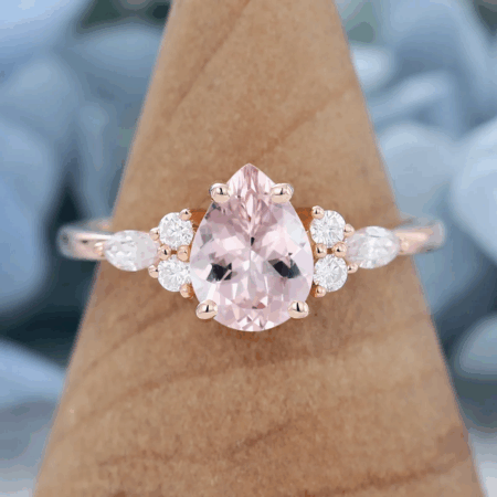 Morganite vs Moissanite