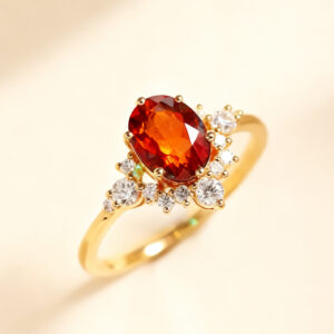 January Birthstone Rings–Garnet