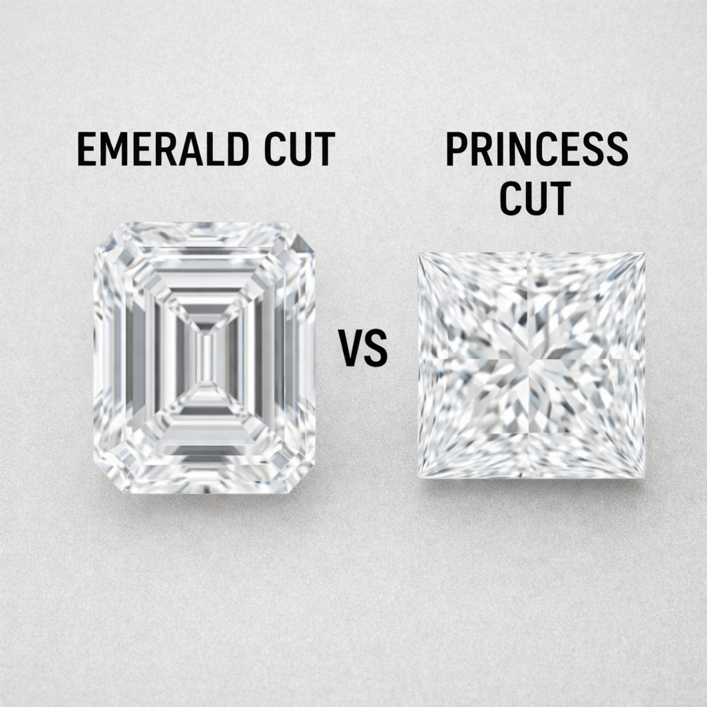 Emerald Cut vs Princess Cut