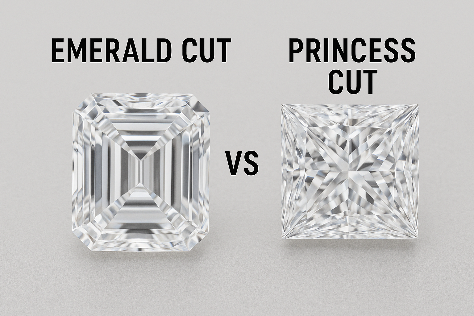 Emerald Cut vs Princess Cut