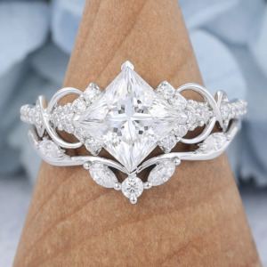 Christmas jewelry Moissanite Ring