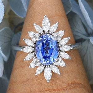 Moissanite vs Sapphire